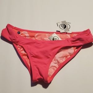 Volcom  Bright Coral  bikini bottom